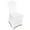 White, variant on 50 Pieces White Chair Covers - Versatile Stretch Polyester Spandex Dining Chair Slipcovers for Dining, Party, Wedding, Banquet, and More