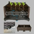 thumbnail image 2 of Barton Garden Bed 2-Piece Elevated Planter Box with Wheels for Vegetables, Flowers, Herbs Outdoor, 2 of 6