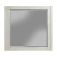 thumbnail image 3 of Origins by Alpine Denver Wood Mirror in Light Gray - White, 3 of 6