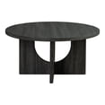 thumbnail image 3 of Furniture of America Carmel Modern Solid Wood 3-Piece Round Coffee Table Set, Gray, 3 of 10