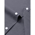 thumbnail image 3 of sogami Men's Oxford Shirt Casual Long Sleeve Cotton Button Down Shirt Breathable, 3 of 7