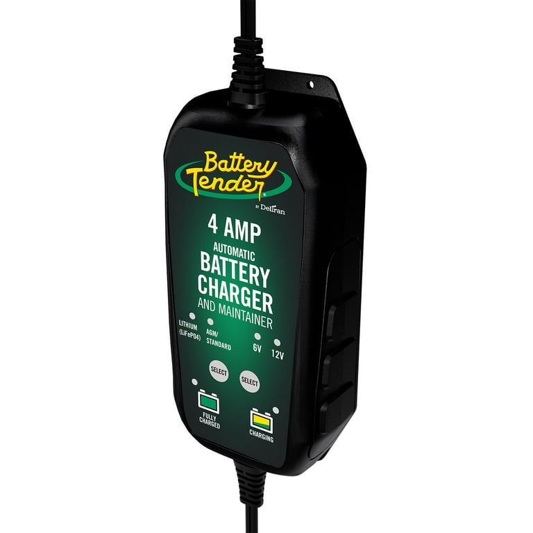 Battery Tender 4-Amp 6/12-Volt Car Battery Charger in the Car Battery  Chargers department at