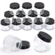 thumbnail image 1 of Tarro de vidrio Swepeet, 15 paquetes de 60 ml con tapa negra para crema y loción, 1 of 7