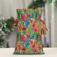 thumbnail image 5 of Naloa Peacock Feathers And Flowers Drawstring Christmas Bags, 3D Xmas Gift Bags, Christmas Wrapping Bags, Xmas Goodie Bags, Treat Pouch Bags, Party Favor Bags-Medium, 5 of 9