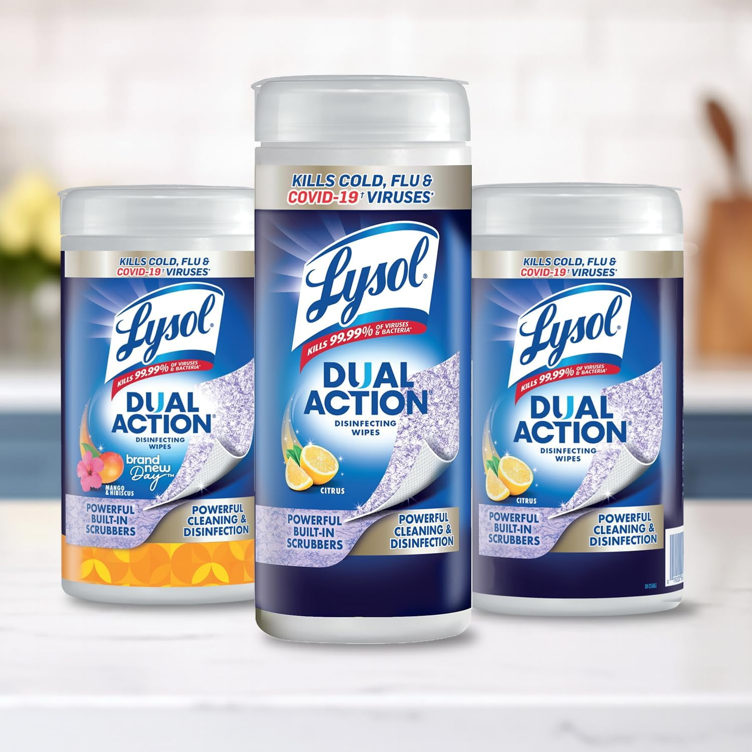 Lysol® Disinfecting Wipes - Dual Action, 75 ct