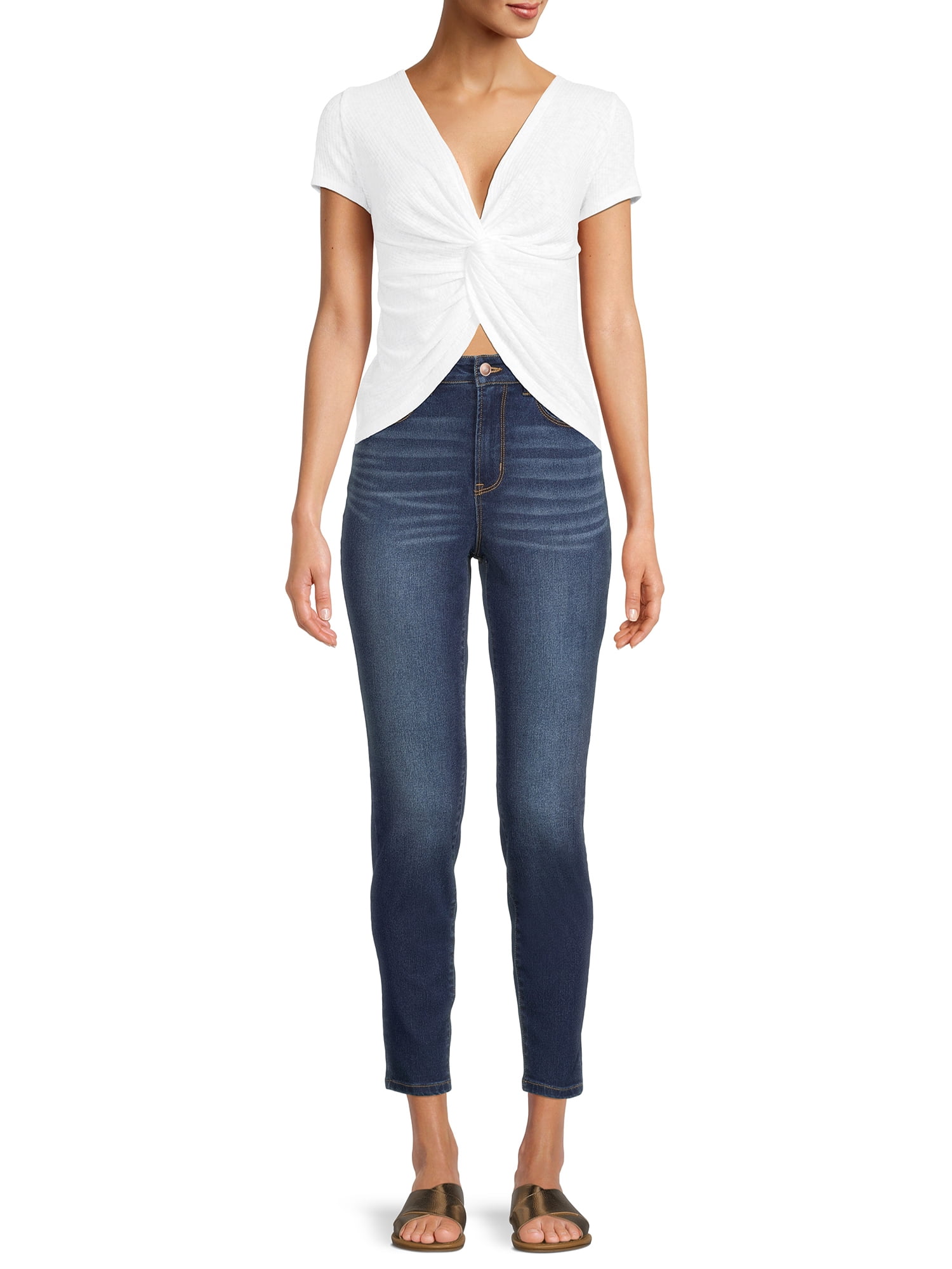 No Boundaries Juniors High Rise Skinny Jeans, Sizes 1-21