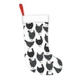 thumbnail image 2 of Salouo Retro Rooster Print Christmas Stockings,Large Xmas Stocking Set of 1 Holiday and Farmhouse Stocking for Christmas Holiday Party Decoration(17.7*11 Inch), 2 of 7