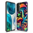 thumbnail image 3 of MUNDAZE Motorola Moto G Stylus Shockproof Clear Hybrid Protective Phone Case Neon Psychedelic Indie Hippie Mushrooms Cover, 3 of 5