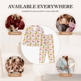 thumbnail image 7 of Pofeuu Flamingo And Pineapple Print Womens Pajamas Set Long Sleeve Sleepwear Button Down Nightwear Soft Pj Lounge Sets Button Down Pajamas Women-Small, 7 of 7