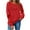 Red, variant on TKYCMSUAKI Valentine's Day Oversized Sweatshirts for Women Plaid Love Heart Print Shirts Long Sleeve Round Neck Sweatshirt Loose fit Tunic Tops