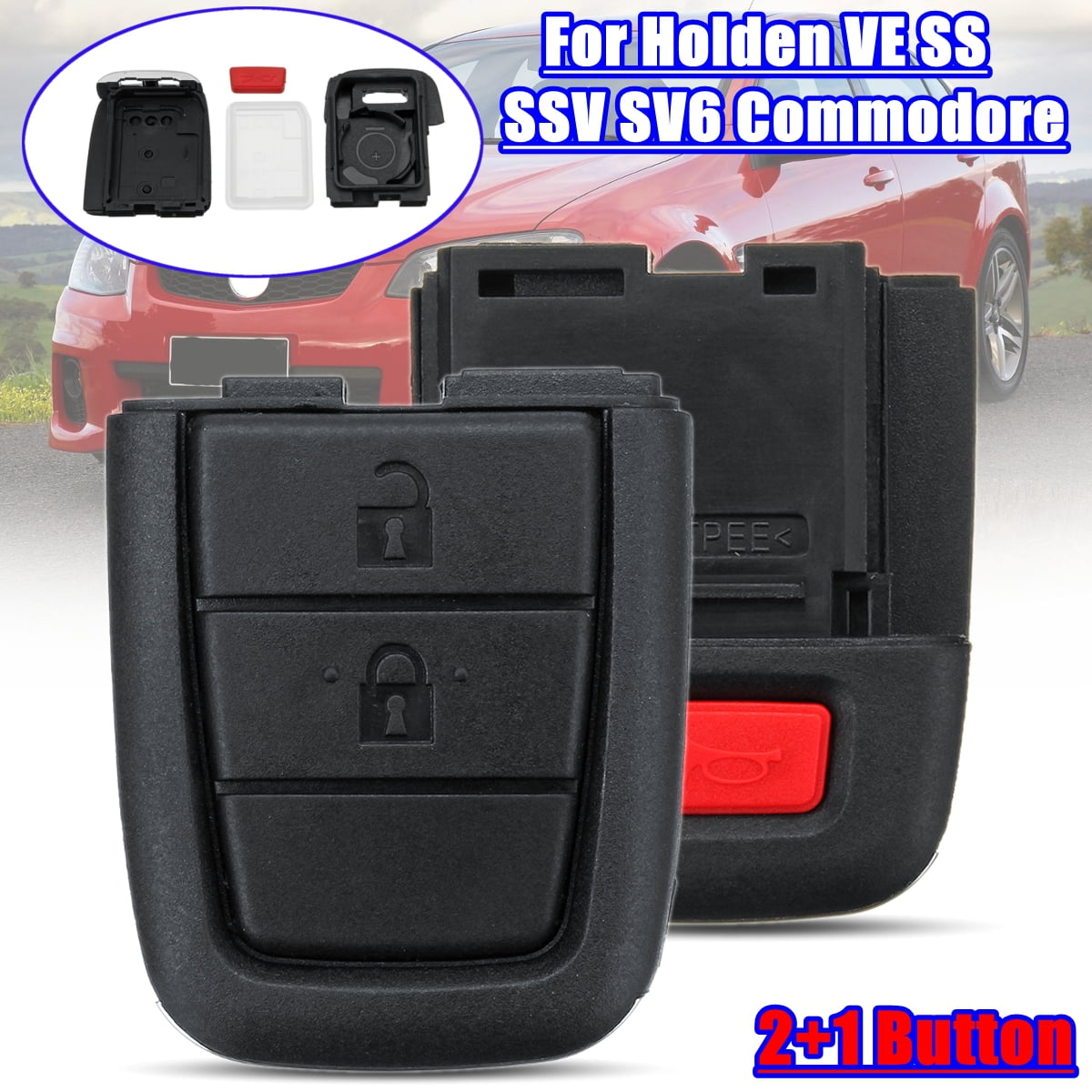 To Suit Holden VE SS SSV SV6 UTE Commodore Replacement Key 2 Button Shell/Case