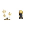 thumbnail image 1 of Estatua de hojas, estantería, escultura de hojas, mujer africana, adorno de mesa, regalo de cumpleaños, inauguración de casa, dormitorio, decoración n, 1 of 7