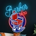 thumbnail image 5 of Handmadetneonsign Barber Shop Decal Printed Neon Light, Barber Acrylic Led Light, Barber Salon Sign, 5 of 5
