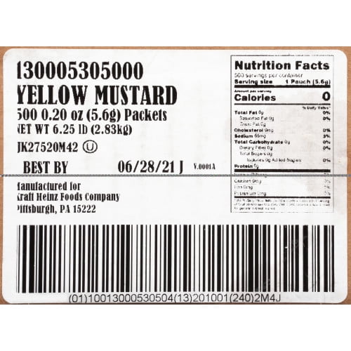 Heinz Mustard Packet