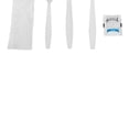 thumbnail image 2 of Karat White Heavy-Weight Plastic Cutlery Kit, Case 250 kits, 10.55 lbs, 2 of 9