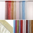 thumbnail image 4 of ANMINY Decorative Door String Curtain Fringe Wall Panel Tassels Room Divider, Dark Coffee, 4 of 5