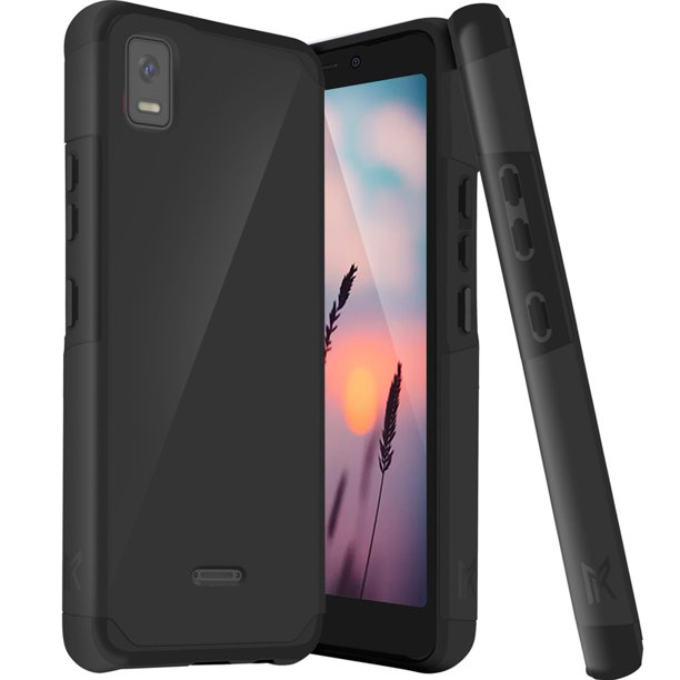 TJS for Cricket Debut Smart Phone Case, Support Dual Layer