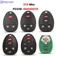 thumbnail image 2 of Jingyuqin Keyless Entry Remote Key For Chevrolet Tahoe Traverse GMC Yukon 2007 2008 2009 2010 2011 2012 2013 2014 15913427, 2 of 6