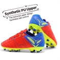 thumbnail image 5 of Tacos de Fútbol DREAM PAIRS Talla 5 Niños Rojo Azul Neón, 5 of 5
