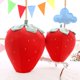 thumbnail image 2 of Creative strawberry pillow plush toy high quality PP cotton fruit cushion sleeping pillow for children holiday gift for girlsred50cm Deng Xun unisex, 2 of 2