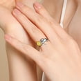 thumbnail image 6 of Jewmon Cute Animal Sloth Ring for Women 925 Sterling Silver Adjustable Sloth Sunflower Ring Jewelry Gifts Ideas for Daughter Friends, 6 of 8