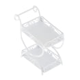thumbnail image 3 of Milaget 1:12 Plant Pot Display Shelf Collections Dioramas Mini Storage Rack Building white, 3 of 9
