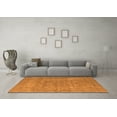 thumbnail image 3 of Ahgly Company Indoor Round Oriental Orange Industrial Area Rugs, 6' Round, 3 of 4