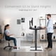 thumbnail image 4 of Escritorio de pie VIVO Electric DESK-KIT-1W6G-30 gris oscuro/blanco, 4 of 9
