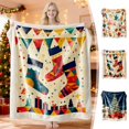 thumbnail image 2 of PEIBang 30x40 Inch Christmas Throw Blanket,Soft Flannel Fleece Throw Blankets for Bed Living Room Couch,Holiday Winter Decor, 2 of 7