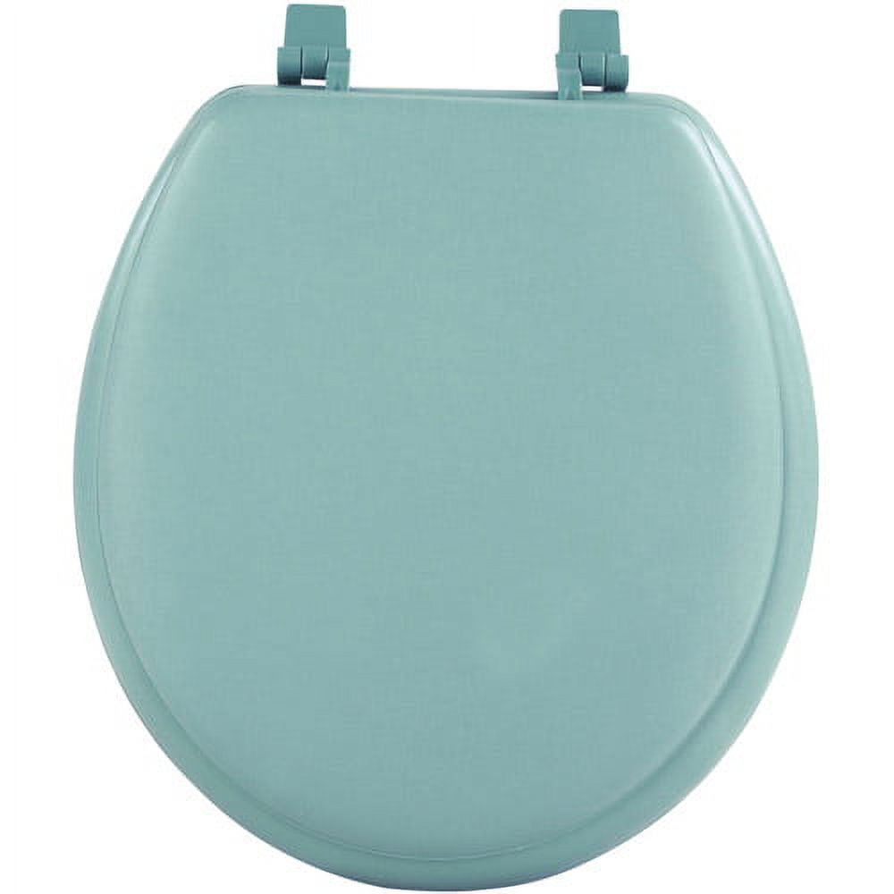 Achim Fantasia 17" Soft Standard Vinyl Toilet Seat, One Size Fits All, Light Green