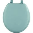thumbnail image 2 of Achim Fantasia 17" Soft Standard Vinyl Toilet Seat, One Size Fits All, Light Green, 2 of 2