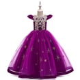 thumbnail image 1 of Vestido de princesa de manga corta para niña grande de Europa y Estados Unidos, vestido de novia de corte infantil, vestido de actuación de piano, 1 of 6