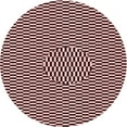 thumbnail image 1 of Ahgly Tapis Rond Lavable en Machine Intérieur Transitionnel Rose Profond, 4 Pieds Rond, 1 of 7