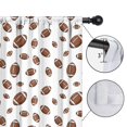 thumbnail image 4 of Kid Curtains,Football Icon White Pattern Kid Insulated Curtains Set Of 2,Bedroom Essentials,Toddler Room Decor 42"x54", 4 of 5