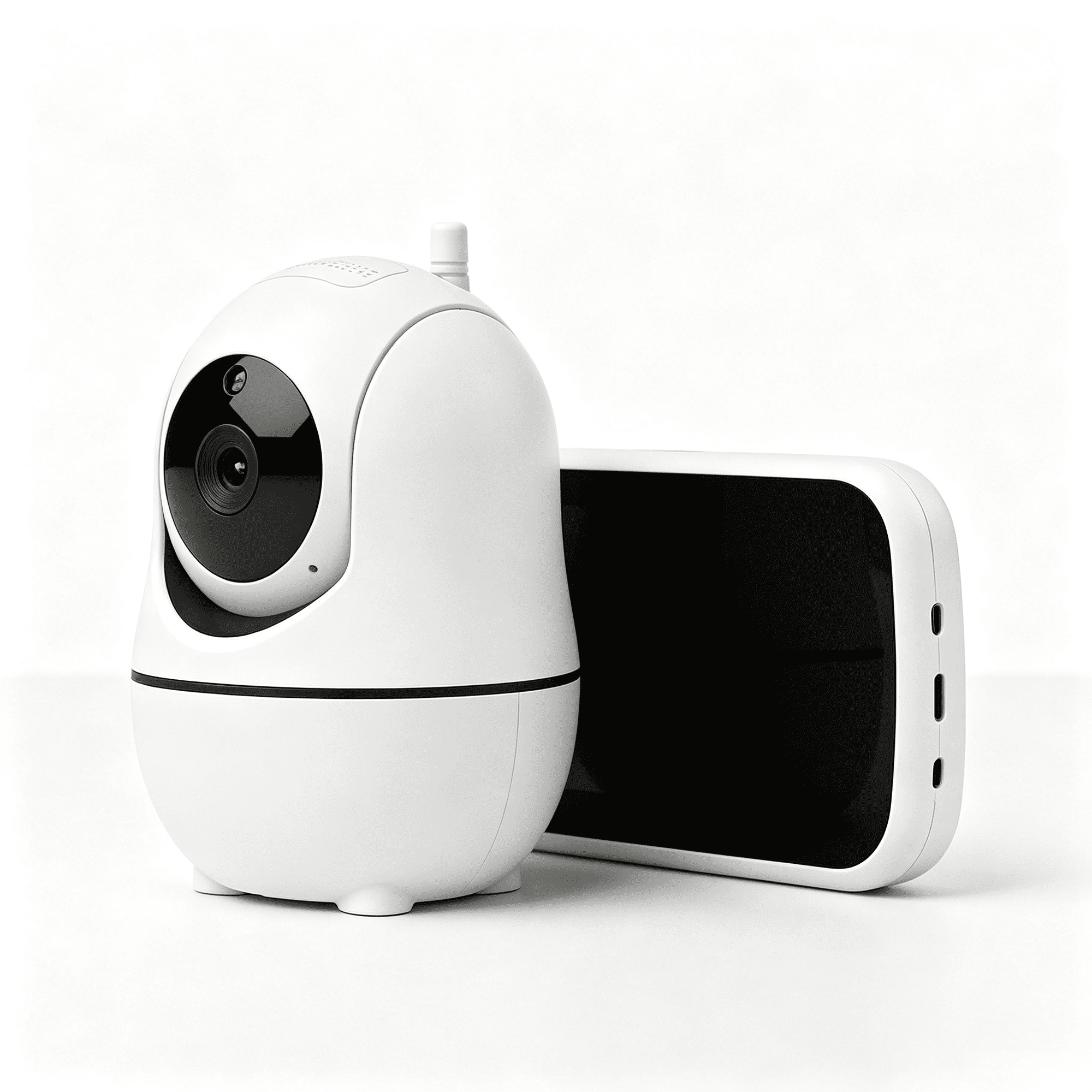 Audio Video Baby Monitor, 5" IPS Display, Remote Rotatable Camera, Auto Night Vision, Long Signal Reach & Mount Accessories