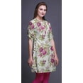 thumbnail image 4 of Bimba Indian Short Kurtis For Women Printed Tunic Roll Up Sleeve Shirt, 4 of 6