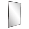 thumbnail image 5 of Brushed Titanium Rectangular Wall Mirror, 5 of 5