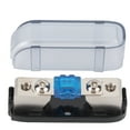 thumbnail image 1 of LYUMO Blade Fuse Fuse Adapter Stereo Audio Fuse Holder Single Way AGU Fuse Box Distribution Block For Car Boat RV Car Accessories, 1 of 8