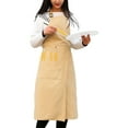 thumbnail image 1 of maskred Canvas Apron For Artists Multi-purpose And Eco-friendly Anti-wrinkle And Durable Canvas Artist Apron khaki 1Set, 1 of 6