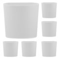 thumbnail image 1 of 6Pcs Simple Style White Round Plastic Trolley Storage Cup for Home Use, 1 of 9