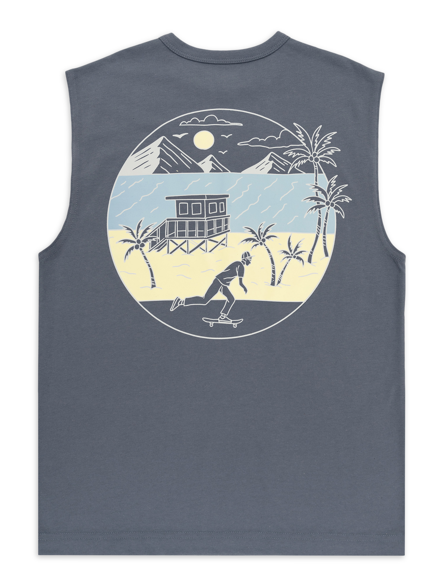 Wonder Nation Boy's Graphic Muscle Tank Top, Sizes 4-18 & Husky - image 5 of 5