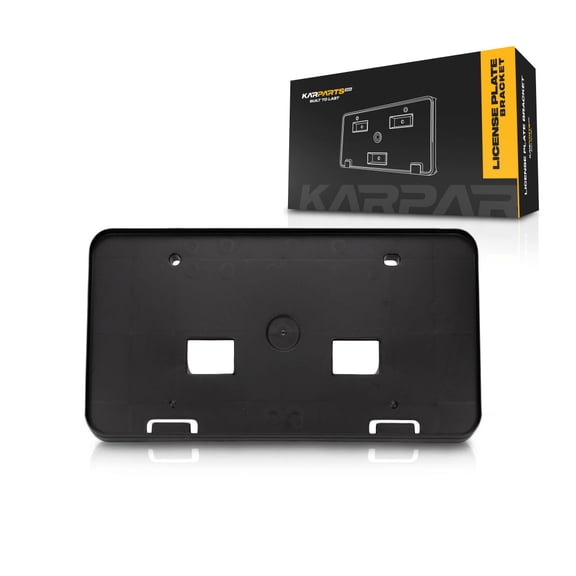 For Toyota Corolla 2009 2010 2011 2012 2013 License Plate Bracket | Front | Made of Plastic | Black | Replacement For TO1068118 | 5211402060, 615343612829