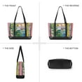 thumbnail image 6 of FORMRS Canvas Laptop Tote Bag for Women with 15.6" Computer Compartments Shoulder Handbag, Yellow Window, 6 of 7