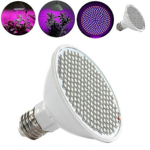 E27 200led Grow Light Veg Flower Indoor Plant Hydroponics Full Spectrum Lamp