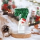 thumbnail image 3 of Nueva Vela Digital Navideña de Papá Noel, Verde y Blanca, con Sombrero Rojo y Muñeco de Nieve., 3 of 3