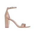 thumbnail image 2 of INC Womens Beige Adjustable Ankle Strap Kivah Round Toe Block Heel Buckle Dress Sandals Shoes 8.5 W, 2 of 4