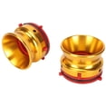 thumbnail image 4 of 1 par de adaptadores de buje NAB, abridor de cinta de carrete a carrete de aluminio pulido profesional para Studer ReVox para Akai para Teac Gold, 4 of 12