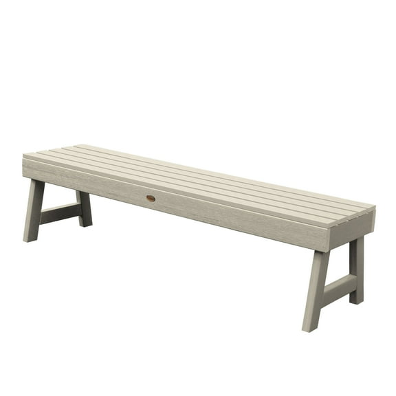 Highwood Weatherly 5ft Picnic Bench - 2-Person, Eco-friendly, Synthetic Wood
