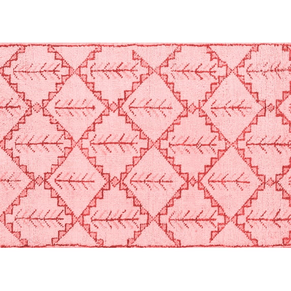 Ahgly Company Indoor Rectangle Solid Red Modern Area Rugs, 4' x 6'