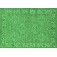 thumbnail image 1 of Ahgly Company Indoor Rectangle Oriental Emerald Green Traditional Area Rugs, 2' x 4', 1 of 4